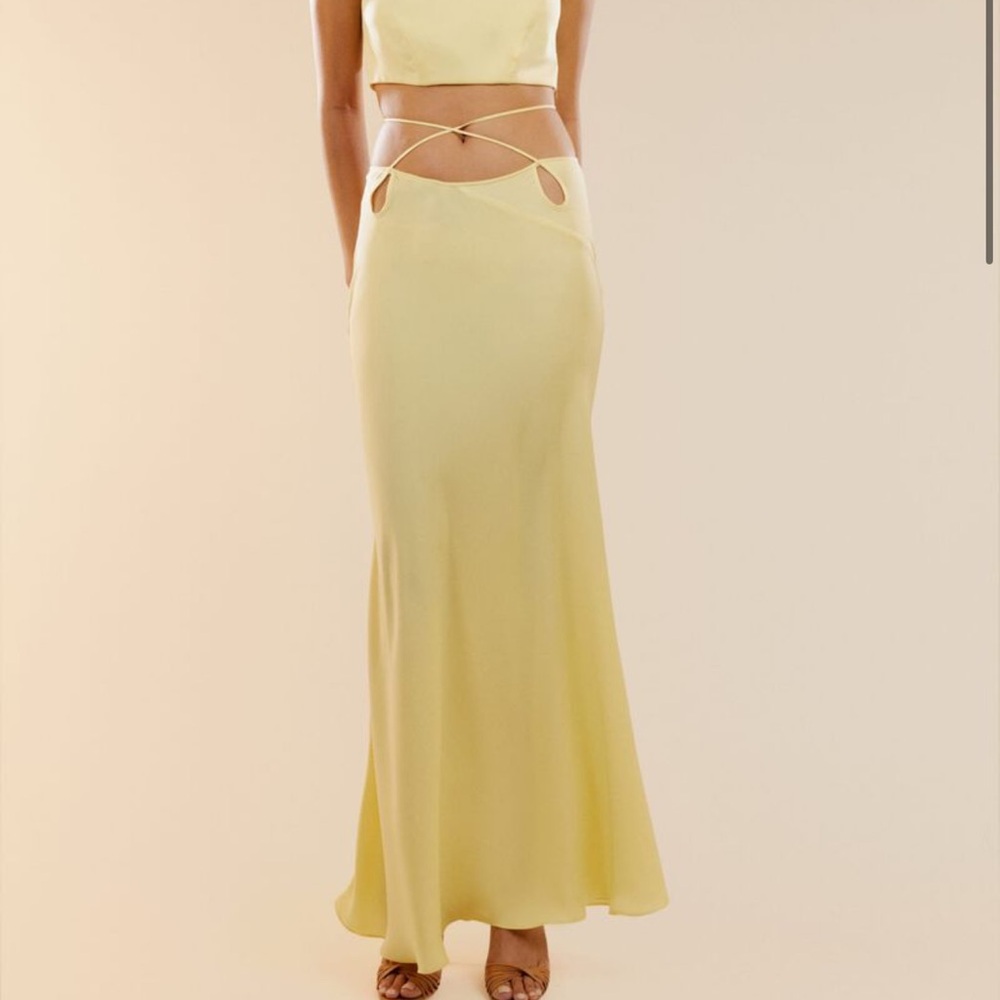 Bardot Marli maxi skirt